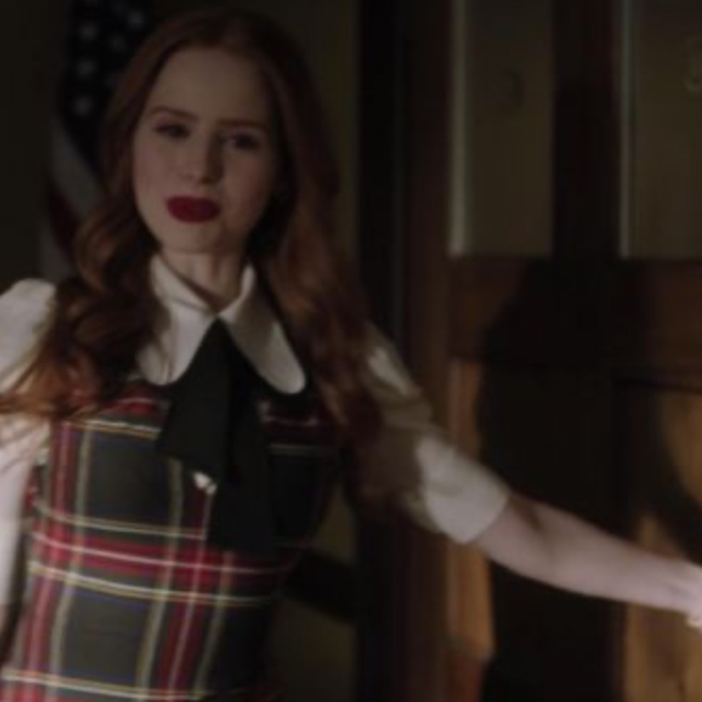 Maje Plaid Print V-Neck Romper - Picture 4 of 11